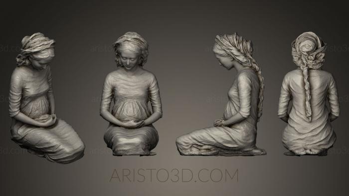 Figurines of girls (STKGL_0162) 3D model for CNC machine
